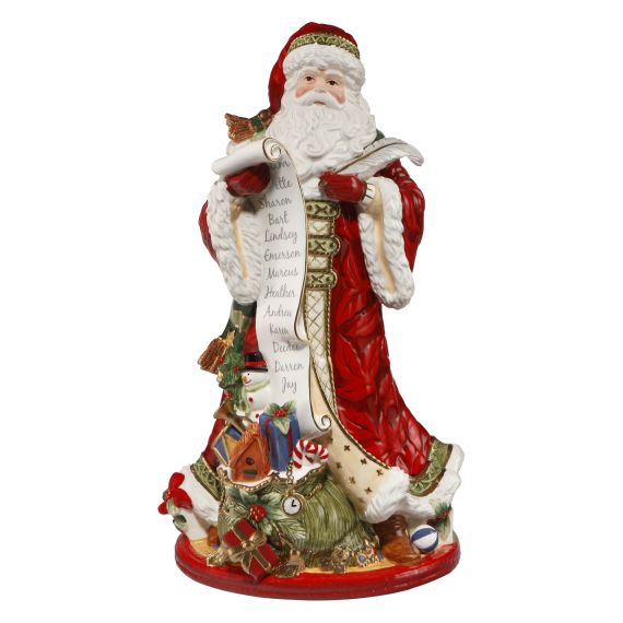 Produktbild von Figur rot 48 cm – Santa mit Schriftrolle, Rot Fitz & Floyd XMAS 